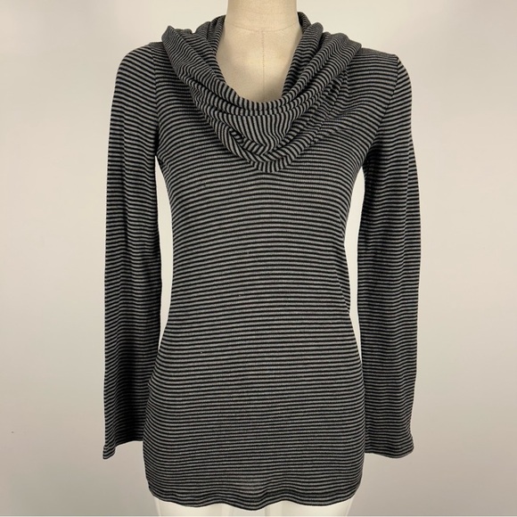 ❤️ Splendid gray and black Tunic Top M - Picture 3 of 11